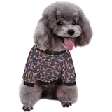 Hummingbird Pattern Print Design 04 All Over Print Pet Dog Round Neck Fuzzy Shirt