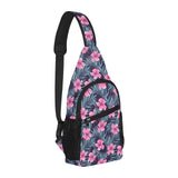Hibiscus Pattern Print Design 05 All Over Print Chest Bag