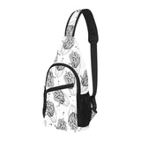 Hand drawn french fries pattern All Over Print Chest Bag