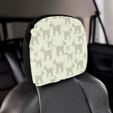 Little young goat pattern Car Headrest Cover