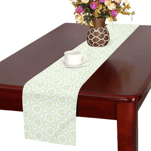 Cucumber pattern background Table Runner