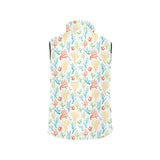 Coral Reef Pattern Print Design 02 Men's Padded Vest