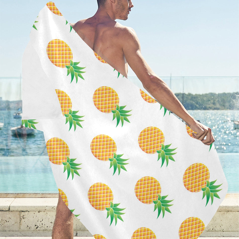 Pineapples pattern Beach Towel