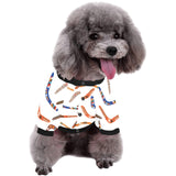 Boomerang Australian aboriginal ornament pattern All Over Print Pet Dog Round Neck Fuzzy Shirt