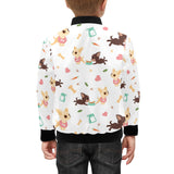 Cute Chihuahua puppie pattern Kids' Boys' Girls' Bomber Jacket