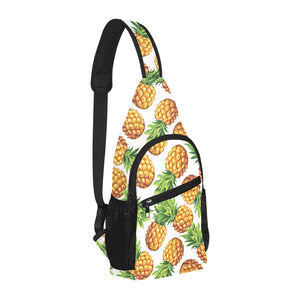 Pineapples design pattern All Over Print Chest Bag
