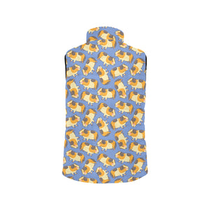 Guinea Pig Pattern Print Design 02 Women's Padded Vest
