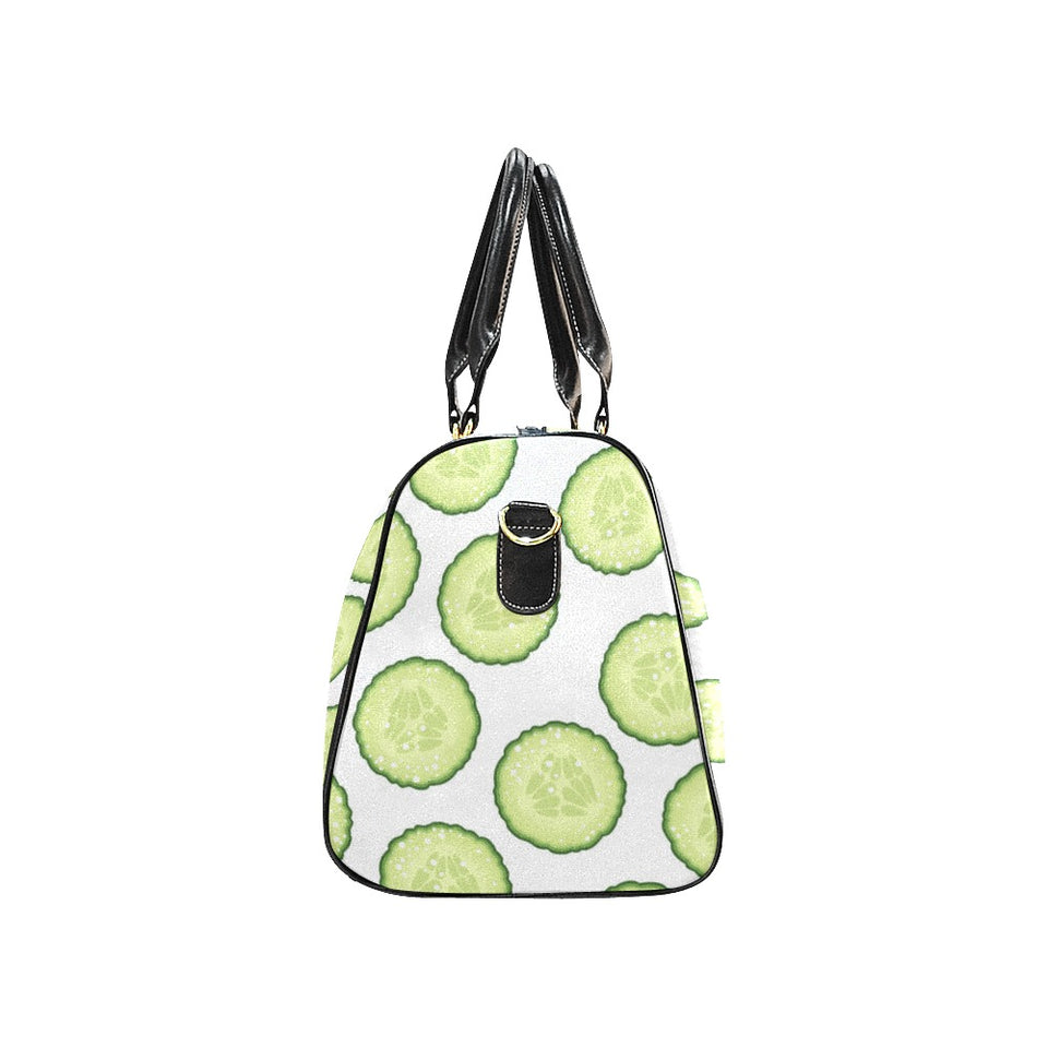 Cucumber slices pattern Travel Bag