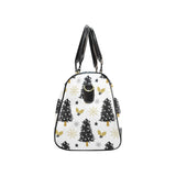 Christmas tree holly snow star pattern Travel Bag