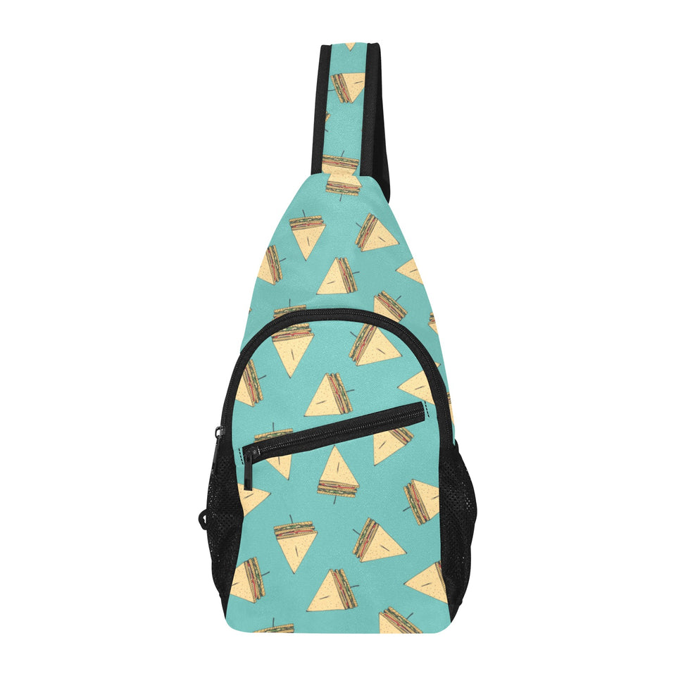Sandwich Pattern Print Design 03 All Over Print Chest Bag