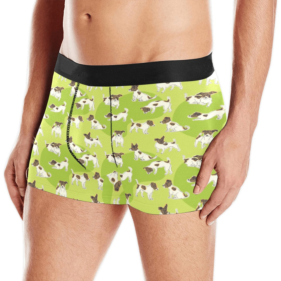 Jack Russel Pattern Print Design 01 Men's All Over Print Boxer Briefs Men's Underwear