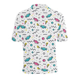 Candy design pattern Men's All Over Print Polo Shirt