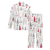 Cute Christmas tree pattern Men's Long Pajama Set