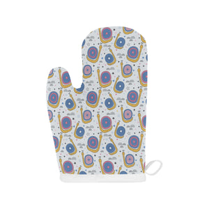 Snail Pattern Print Design 05 Heat Resistant Oven Mitts