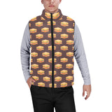 Sandwich Pattern Print Design 04 Men's Padded Vest