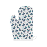 Pigeon Pattern Print Design 02 Heat Resistant Oven Mitts