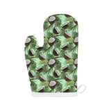Coconut Pattern Print Design 02 Heat Resistant Oven Mitts