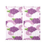 Cute Grape pattern Gauze Curtain