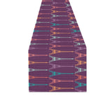 Eiffel Tower Pattern Print Design 05 Table Runner