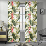 heliconia pattern Gauze Curtain