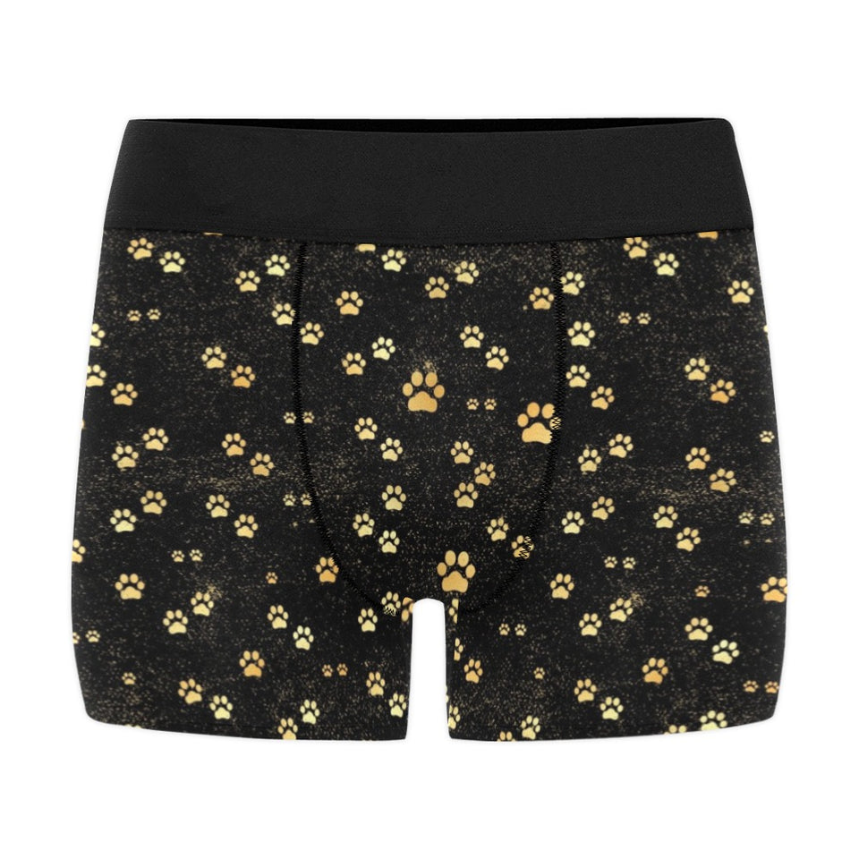 Dog Paws Pattern Print Design 05 Men's All Over Print Boxer Briefs Men's Underwear