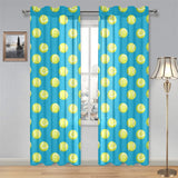 Tennis Pattern Print Design 05 Gauze Curtain