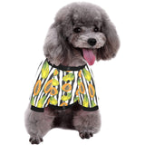 papaya design pattern All Over Print Pet Dog Round Neck Fuzzy Shirt