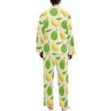 Durian pattern Men's Long Pajama Set