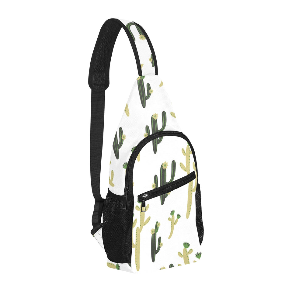 Cute cactus pattern All Over Print Chest Bag
