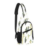 Cute cactus pattern All Over Print Chest Bag
