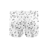 Music Notes Pattern Print Design 04 Men's Swimming Trunks