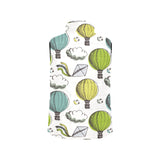 Hot Air Balloon Bird Cloud Pattern Women's Padded Vest