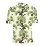 Bonsai pattern Men's All Over Print Polo Shirt