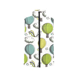 Hot Air Balloon Bird Cloud Pattern Women's Padded Vest