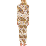 Corn Pattern Print Design 03 Women's All Over Print Pajama Set