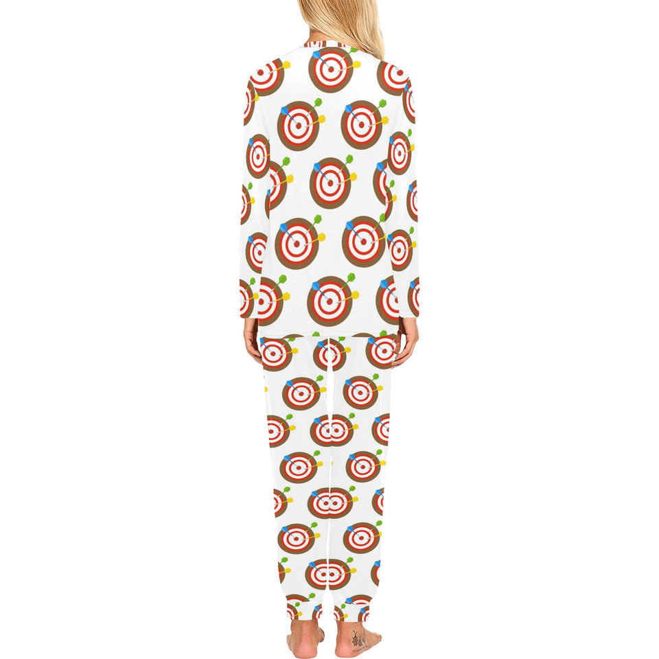 Darts Pattern Print Design 04 Women's All Over Print Pajama Set