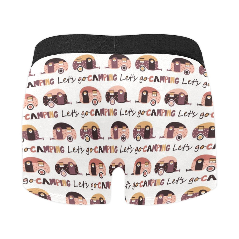 Camper Van Pattern Print Design 01 Men's All Over Print Boxer Briefs Men's Underwear