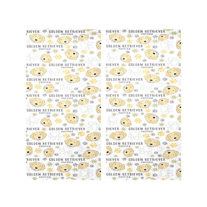 Golden Retriever Pattern Print Design 04 Gauze Curtain