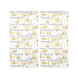 Golden Retriever Pattern Print Design 04 Gauze Curtain