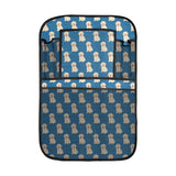 Golden Retriever Pattern Print Design 03 Car Seat Back Organizer