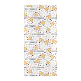 Greyhound Pattern Print Design 03 Beach Towel