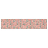 Eiffel Tower Flower Pattern Design 03 Table Runner
