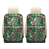 Billiard Ball Pattern Print Design 02 Car Seat Back Organizer