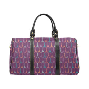 Eiffel Tower Pattern Print Design 05 Travel Bag