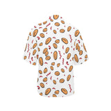 peanuts pattern background Women's All Over Print Hawaiian Shirt