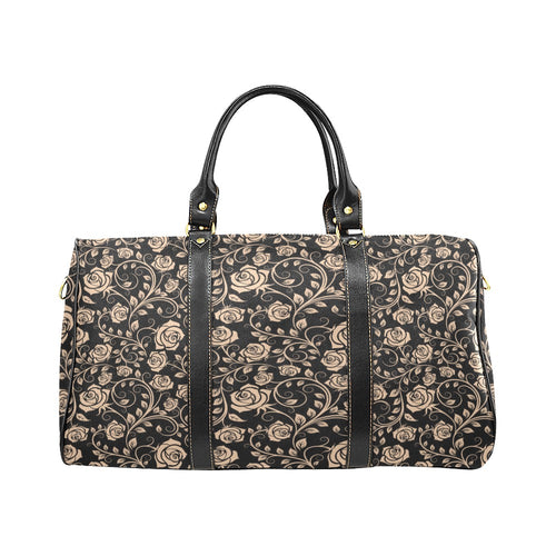 Rose Pattern Print Design 04 Travel Bag