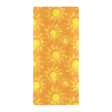Sun orange background Beach Towel