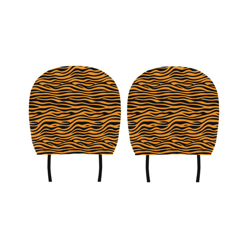 Bengal tigers skin print pattern background Car Headrest Cover