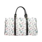 English Bulldog Pattern Print Design 03 Travel Bag