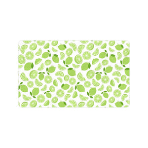 Lime design pattern Doormat